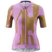Gonso - Women's Road Jersey Print - Radtrikot Gr 38 braun