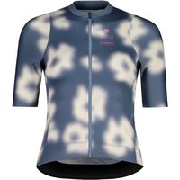 Maloja - Women's VelikaM. - Radtrikot Gr L grau/blau