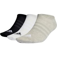 adidas - Thin&Light Sportswear No Show Socks 3-Pack - Multifunktionssocken Gr XL grau adidas - Thin&Light Sportswear No Show Socks 3-Pack - Multifunktionssocken Gr XL grau