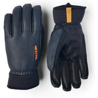 Hestra - Army Leather Wool Terry 5 Finger - Handschuhe Gr 7 blau
