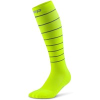 CEP - Pro Run Reflective Tall 2.0 - Kompressionssocken Gr V grün