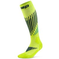 CEP - Women's Core Run Merino Tall 3.0 - Kompressionssocken Gr IV grün