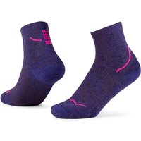 Buff - Dryflx Quarter Sock - Laufsocken Gr 39-41 blau/lila