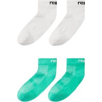 Reima - Kid's Nilkat - Multifunktionssocken Gr 34-37 weiß/türkis