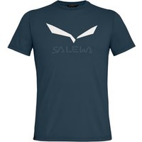 Salewa - Solidlogo Dry T-Shirt - Funktionsshirt Gr 50 - L blau
