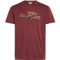 Icebreaker - Merino 150 Tech Lite S/S Tee Transportage - Merinoshirt Gr XXL rot