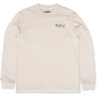 KAVU - Camper - Longsleeve Gr S weiß/beige