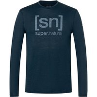 super.natural - Denilogo SN L/S - Merinolongsleeve Gr XXL blau