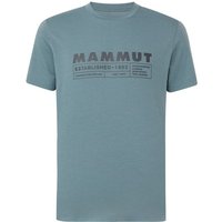 Mammut - Trovat T-Shirt Logo - Funktionsshirt Gr M türkis