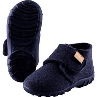 Sterntaler - Kid's Hausschuh Uni - Hüttenschuhe Gr 24 blau/schwarz