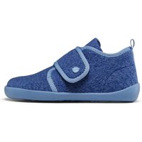 Affenzahn - Kid's Hausschuh Wolle Pury - Hausschuhe Gr 22 blau