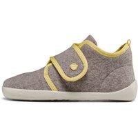 Affenzahn - Kid's Hausschuh Wolle Pury - Hausschuhe Gr 28 grau