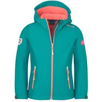 Trollkids - Girl's Trollfjord Jacket - Softshelljacke Gr 116 türkis