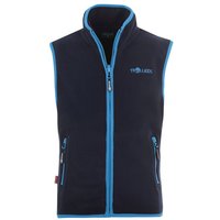 Trollkids - Kid's Arendal Vest - Fleeceweste Gr 140 blau