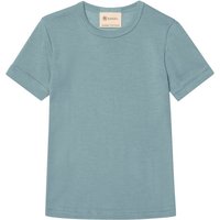 Engel - Kinder Unterhemd S/S - Merinounterwäsche Gr 140 türkis