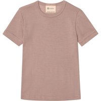 Engel - Kinder Unterhemd S/S - Merinounterwäsche Gr 164 braun