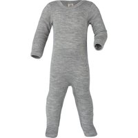Engel - Kid's Schlafoverall mit Druckknöpfen - Overall Gr 50/56 grau