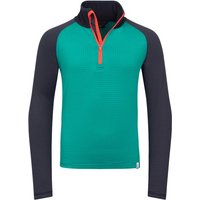 Trollkids - Kid's Rauland Half Zip - Fleecepullover Gr 152 türkis