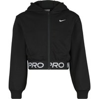 Nike - Girl's NP Dri-Fit Full Zip Fleece Hoody - Hoodie Gr L schwarz