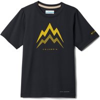 Columbia - Kid's Tech Trail Utility S/S Graphic Crew - Funktionsshirt Gr XS schwarz