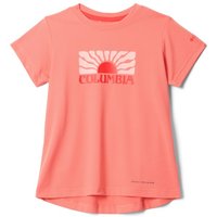 Columbia - Kid's Tech Trail Utility S/S Graphic Crew - Funktionsshirt Gr M rot
