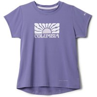 Columbia - Kid's Tech Trail Utility S/S Graphic Crew - Funktionsshirt Gr XL lila