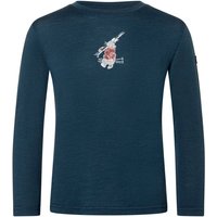 super.natural - Kid's Bunny L/S - Merinolongsleeve Gr 164 blau
