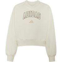 adidas - Girl's Seasonals Collegiate Typography V-Neck - Pullover Gr 170 beige
