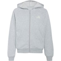 adidas - Kid's Seasonals Collegiate Typography Full Zip - Sweat- & Trainingsjacke Gr 152 grau
