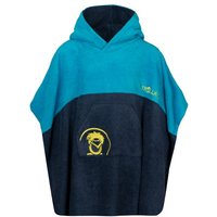 Trollkids - Kid's Kvalvika Surf Poncho - Surf Poncho Gr 98 blau