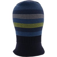 maximo - Kid's Schlupfmütze m. Ringel - Sturmhaube Gr 53-55 cm blau