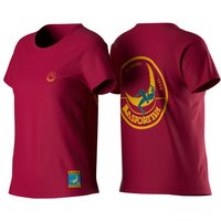 La Sportiva - Women's Climbing On The Moon - T-Shirt Gr M rot