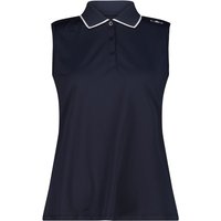 CMP - Women's Polo Sleeveless - Polo-Shirt Gr 48 blau