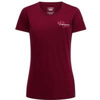 La Sportiva - Women's Climb Flower T-Shirt - T-Shirt Gr S rot