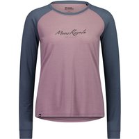 Mons Royale - Women's Icon Merino Raglan L/S - Merinoshirt Gr L rosa