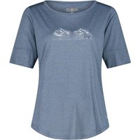 CMP - Women's Light Melange T-Shirt - Funktionsshirt Gr 48 grau