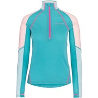 Kari Traa - Women's Alma Half Zip - Longsleeve Gr L türkis