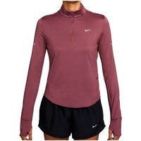 Nike - Women's Swift Dri-Fit UV 1/2-Zip Running Top - Laufshirt Gr M rot