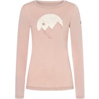 super.natural - Women's Gondola L/S - Longsleeve Gr XL rosa