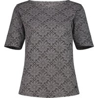 CMP - Women's S/S T-Shirt Floral - Funktionsshirt Gr 38 grau
