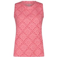 Blumenmotiv-Ärmelloses Shirt aus gewaschenem Jersey Damen CMP