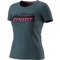 Dynafit - Women's Transalper Graphic S/S Tee - Funktionsshirt Gr XS blau