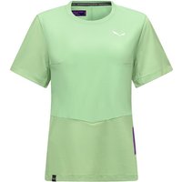 Salewa - Women's Pedroc Dry Hyb T-Shirt - Funktionsshirt Gr 36 grün