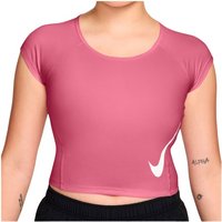 Nike - Women's Swoosh Run Dri-FIT S/S Running Top - Laufshirt Gr M rosa