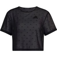 adidas - Women's Primelift Essentials Workout Boxy Mesh - Funktionsshirt Gr S schwarz/grau