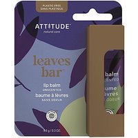 Attitude Leaves Bar Lip Balm - Fragrance Free