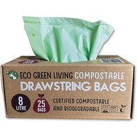 25% Off EcoFriendly Compostable Bin Bags 8L from Big Green Smile