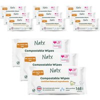 Naty Wipes - Unscented Triple Pack Bundle (10 x 3 packs of 56)