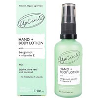 UpCircle Hand and Body Lotion with Bergamot and Vitamin E - Mini Size
