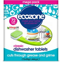 Big Green Smile Deal Enjoy 25% Off Ecozone Classic Dishwasher Tabs 72